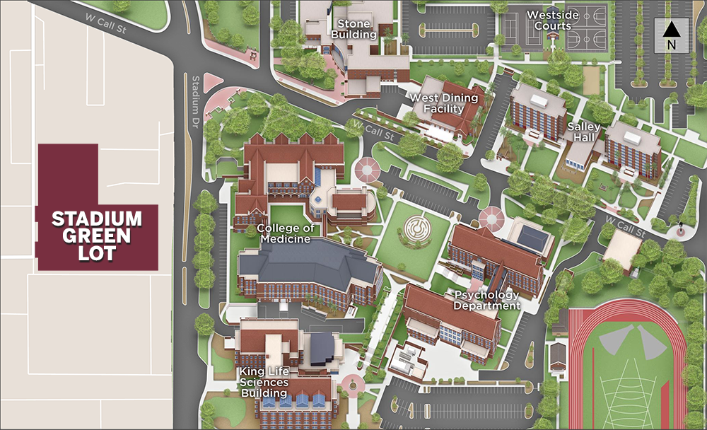 Fsu Football Parking Map Stadium Green Lot | Transportation & Parking Services