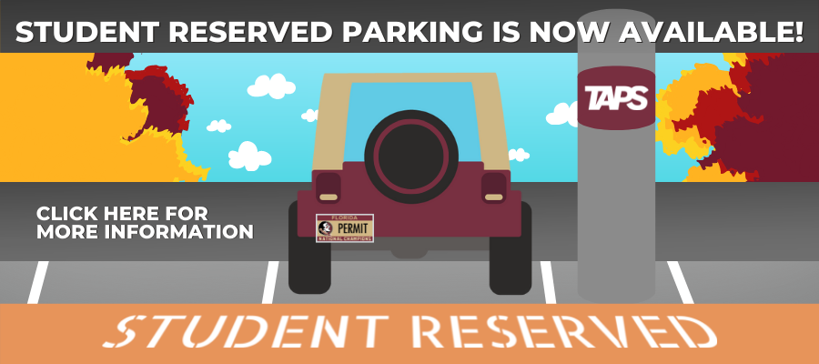 Student Reserved Parking Available!